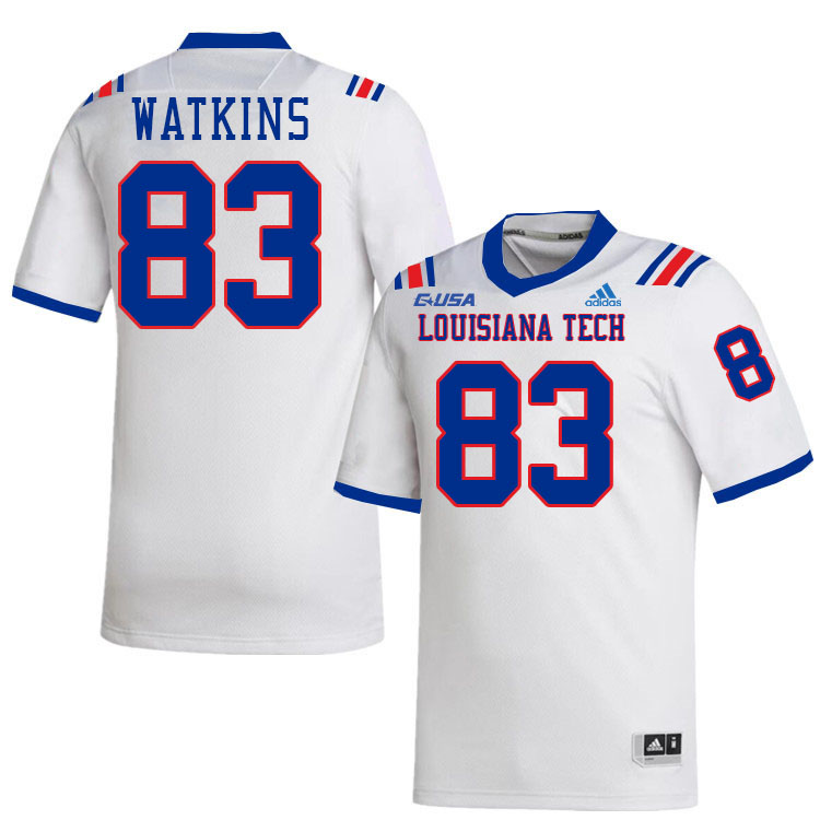 Luke Watkins Louisiana Tech Jersey,LA Tech Bulldogs Football Jerseys,Uniforms,Gears-White